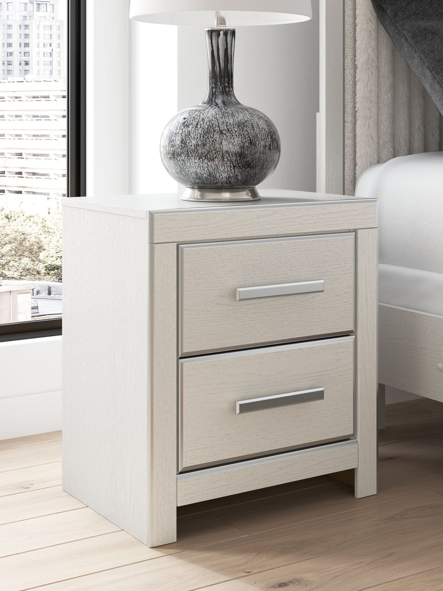 Zuraleus - Two Drawer Night Stand - The Sleep Loft - Online Mattress Showroom NYC