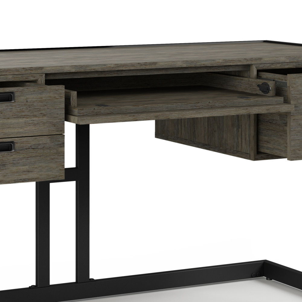 Hampden - Desk - Weathered Gray - The Sleep Loft - Online Mattress Showroom NYC