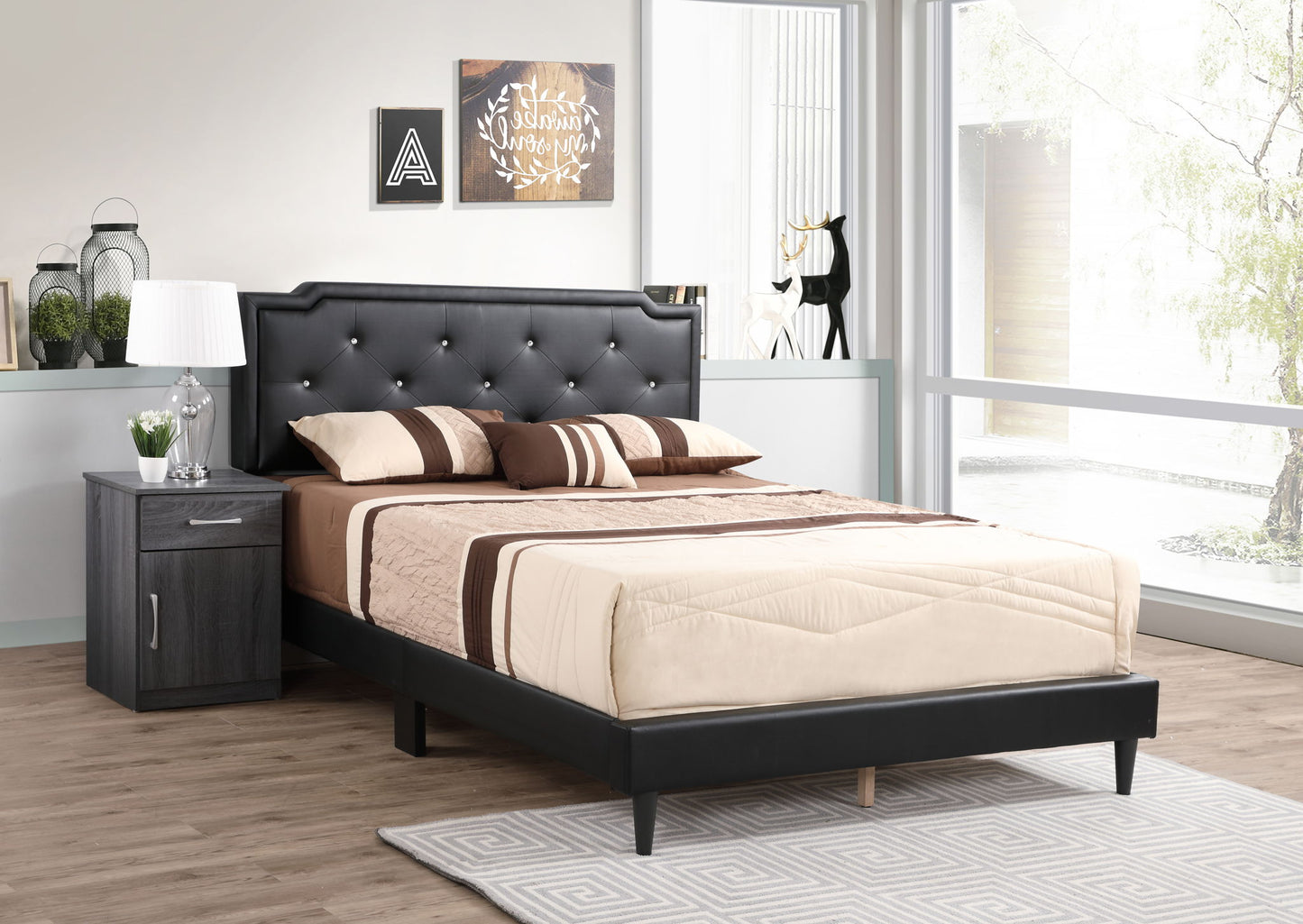Button Tufted Bed Charming For Cozy Spaces - The Sleep Loft - Online Mattress Showroom NYC