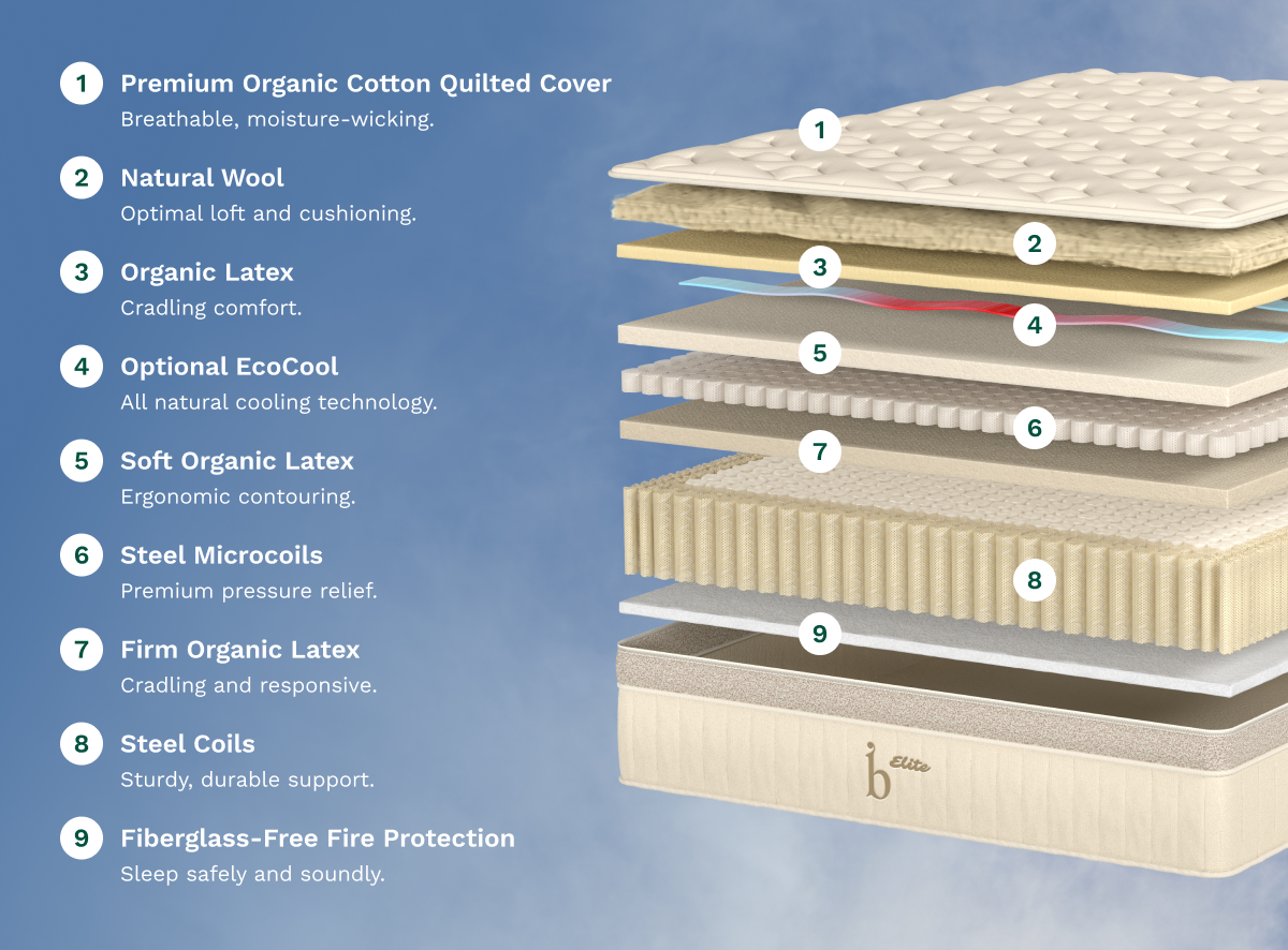 Birch Elite Natural Mattress - The Sleep Loft - Online Mattress Showroom NYC