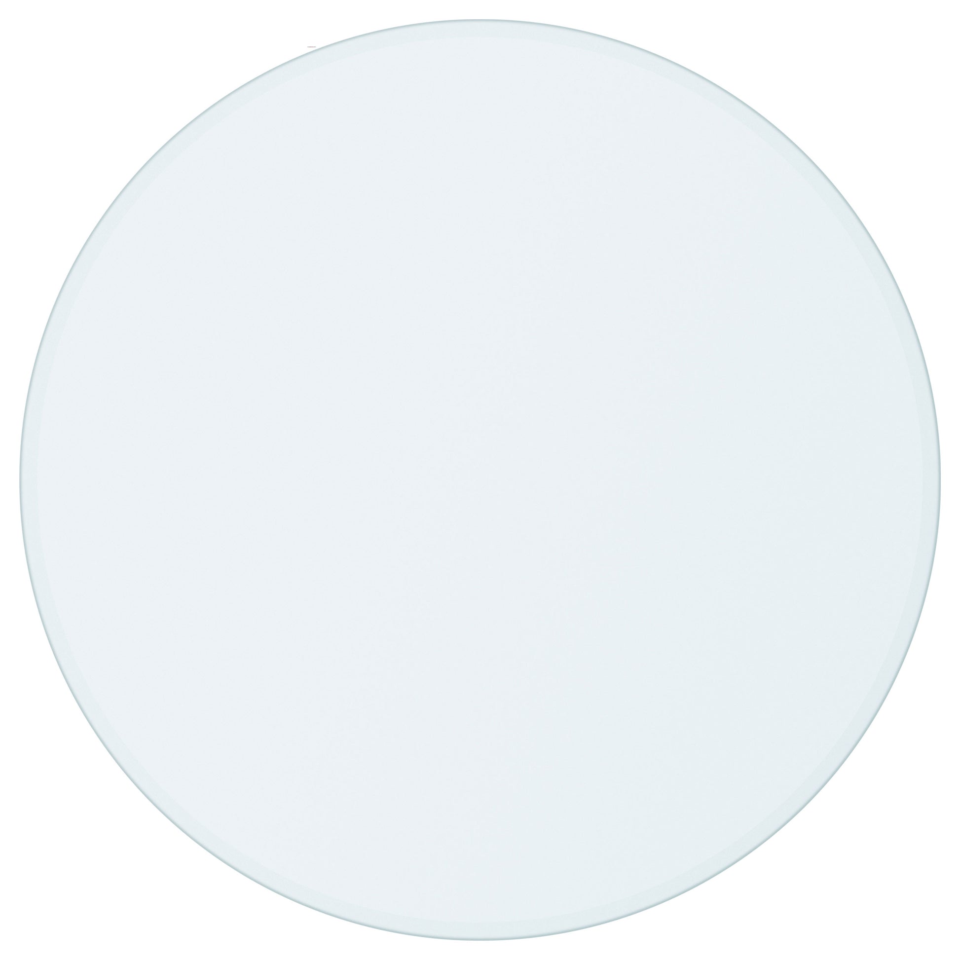 Glass Tops 48-inch 6mm Round Clear Tempered Glass Top