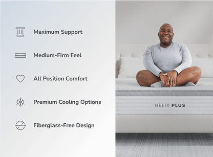 Helix Plus Mattress - The Sleep Loft - Online Mattress Showroom NYC