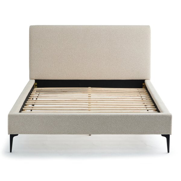 The Victoria Platform Bed - Taupe Color