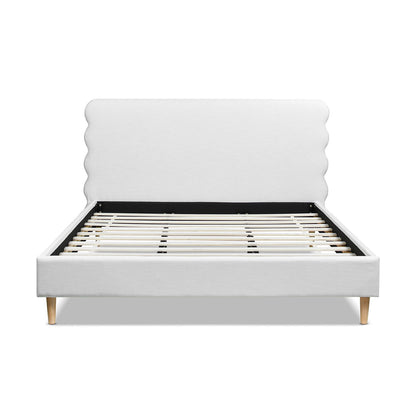 Stockholm - Modern Wavy Headboard Platform Bed - The Sleep Loft - Online Mattress Showroom NYC
