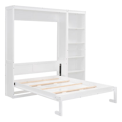 Murphy Wall Bed With Shelves - The Sleep Loft - Online Mattress Showroom NYC