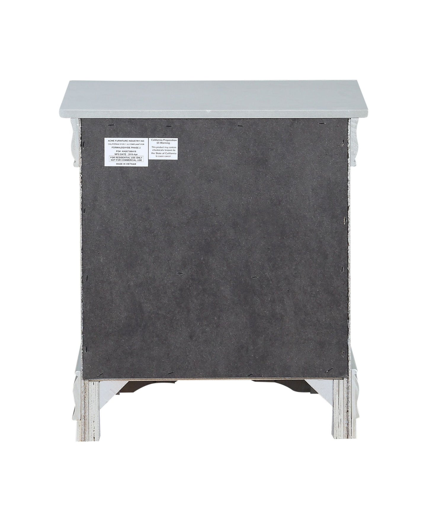 Louis Philippe III - Sleek Design Nightstand - The Sleep Loft - Online Mattress Showroom NYC