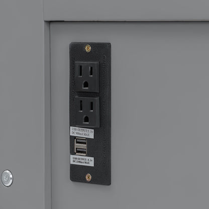 Murphy Bed With Desk, LED Lights & USB Charging Station - The Sleep Loft - Online Mattress Showroom NYC