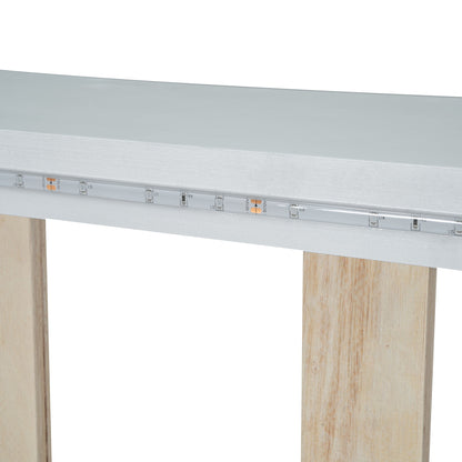 Race Car Shaped Platform Bed With LED And Upholstered Backrest In - The Sleep Loft - Online Mattress Showroom NYC