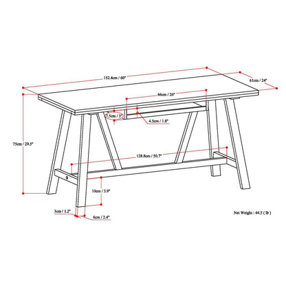 Dylan - Handcrafted Desk - The Sleep Loft - Online Mattress Showroom NYC
