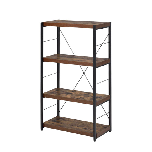 Bob - Bookshelf - Weathered Oak / Black - The Sleep Loft - Online Mattress Showroom NYC