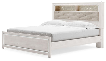 Altyra - King Bookcase Panel Bed - White - The Sleep Loft - Online Mattress Showroom NYC