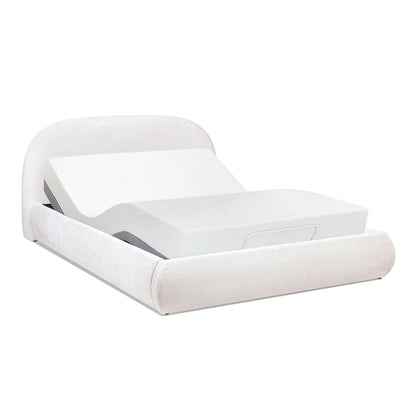 Archie Puffy Grounded - Upholstered Platform Bed - The Sleep Loft - Online Mattress Showroom NYC