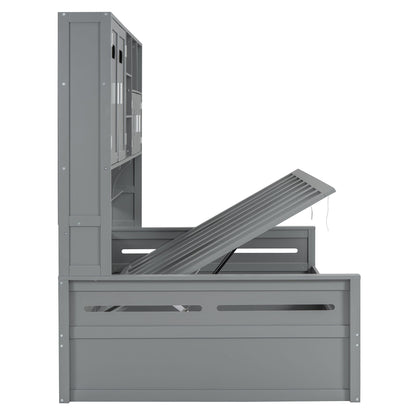 Daybed With All-In-One Cabinet And Shelf - The Sleep Loft - Online Mattress Showroom NYC