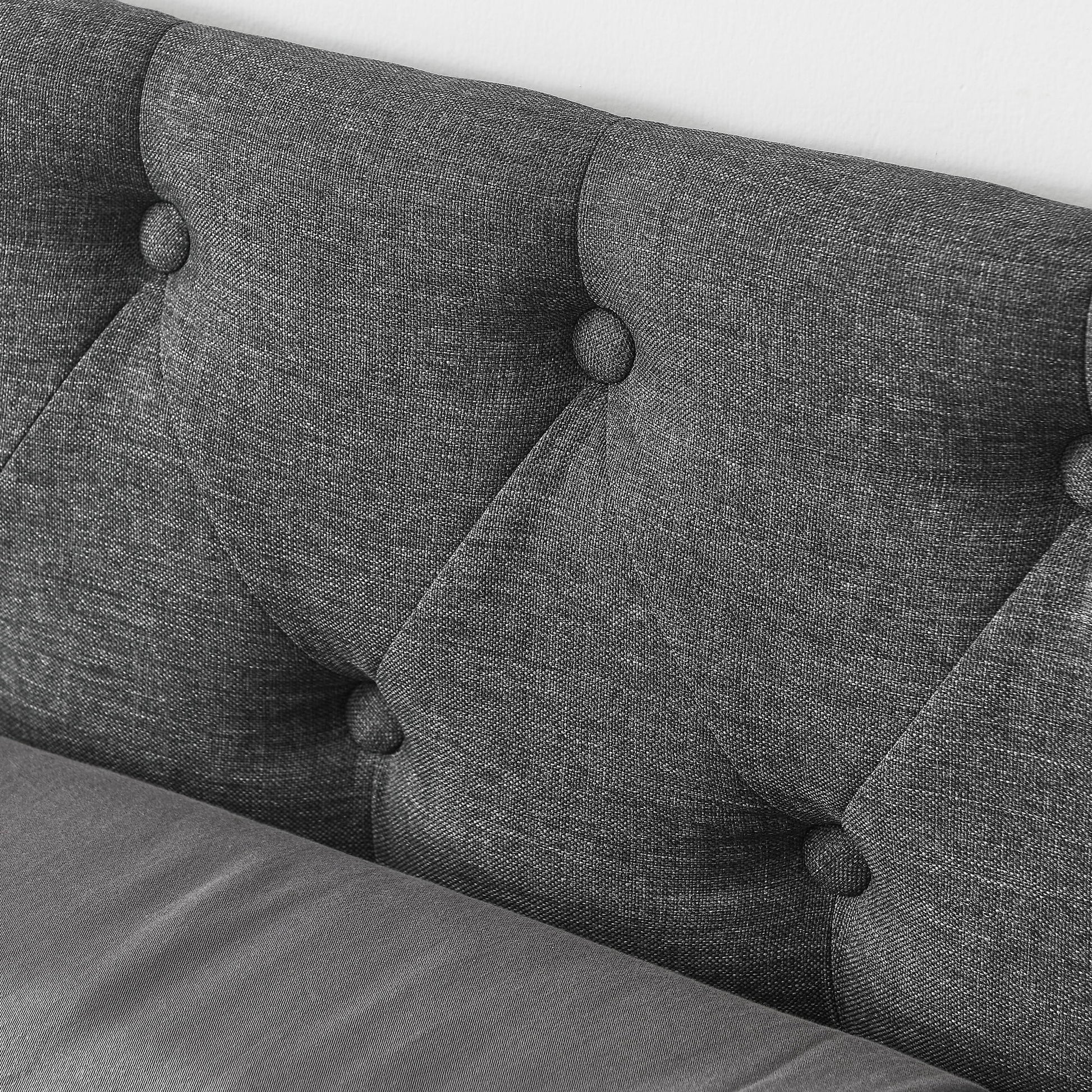 Upholstered Tufted Daybed With 2 Drawers, Waved Arms - The Sleep Loft - Online Mattress Showroom NYC