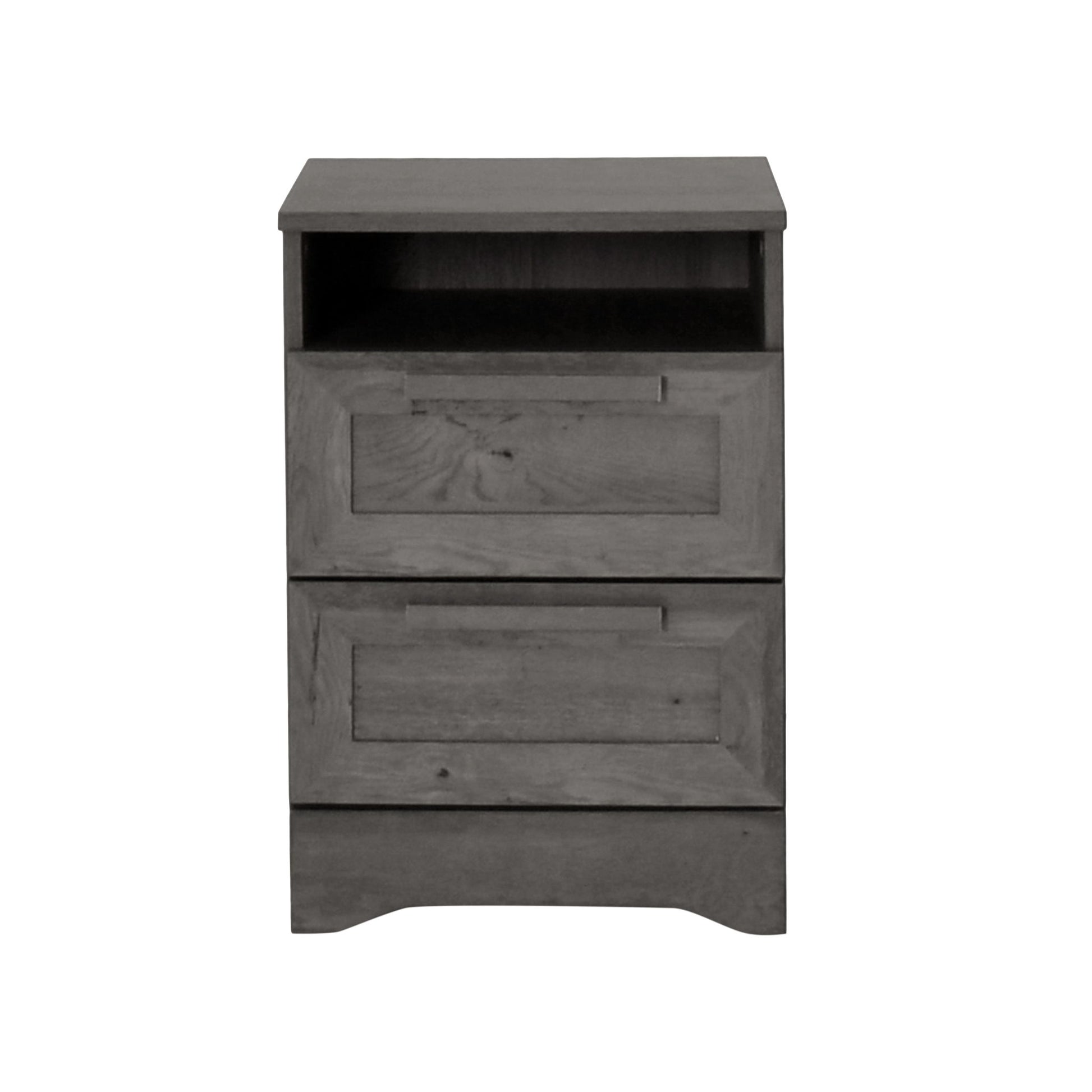 Broxon - Rustic Drawer Nightstand - The Sleep Loft - Online Mattress Showroom NYC