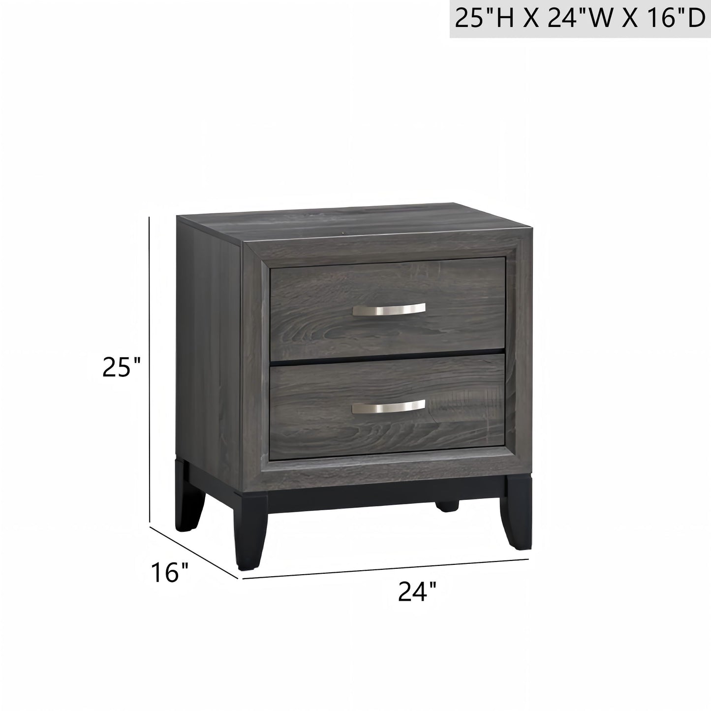 Glasgow - Nightstand With English Dovetail Drawers - The Sleep Loft - Online Mattress Showroom NYC