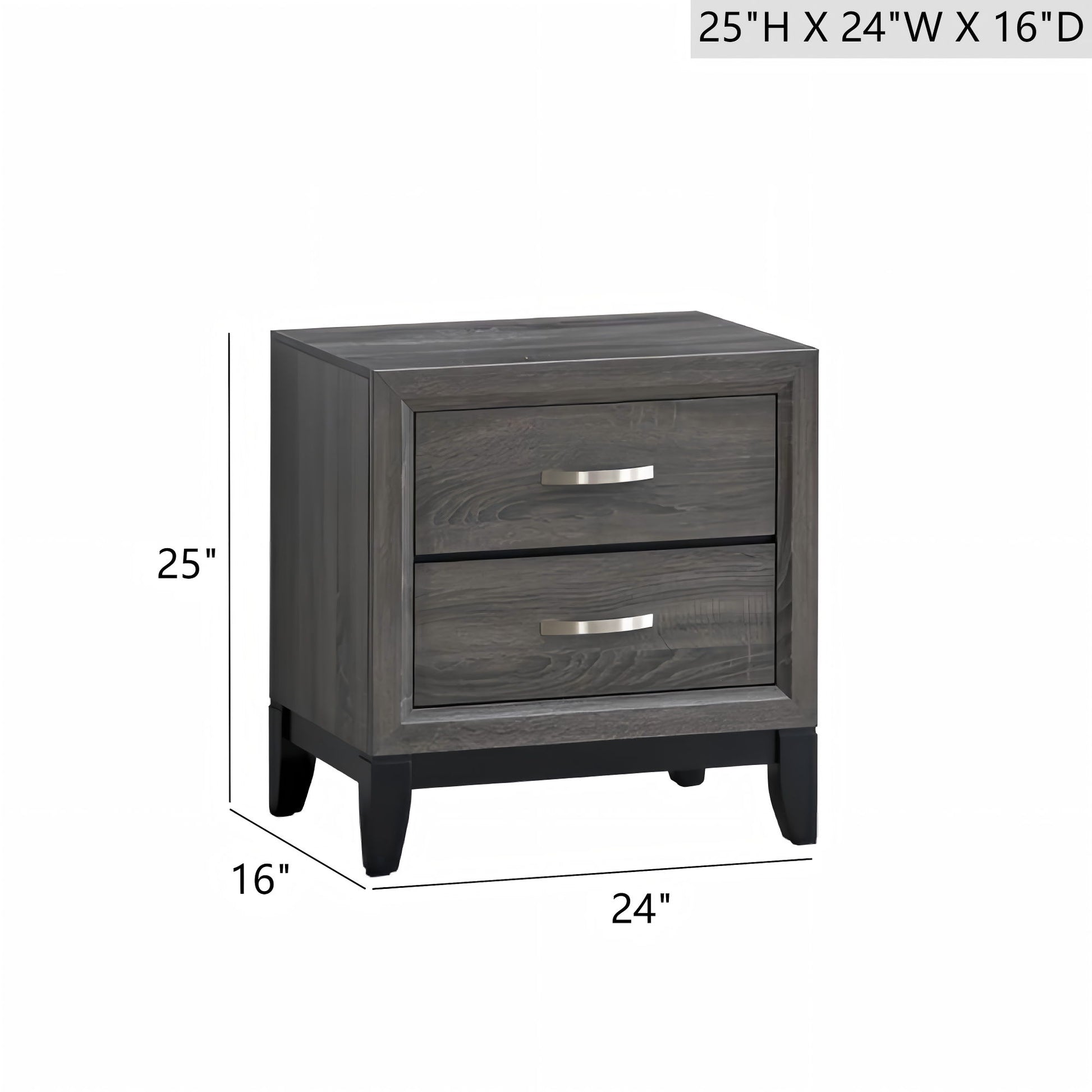 Glasgow - Nightstand With English Dovetail Drawers - The Sleep Loft - Online Mattress Showroom NYC