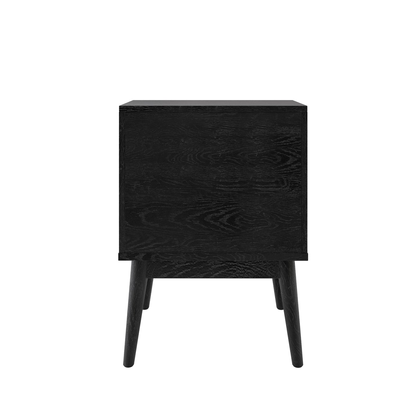 Starla - Wooden Nightstand - Black - The Sleep Loft - Online Mattress Showroom NYC