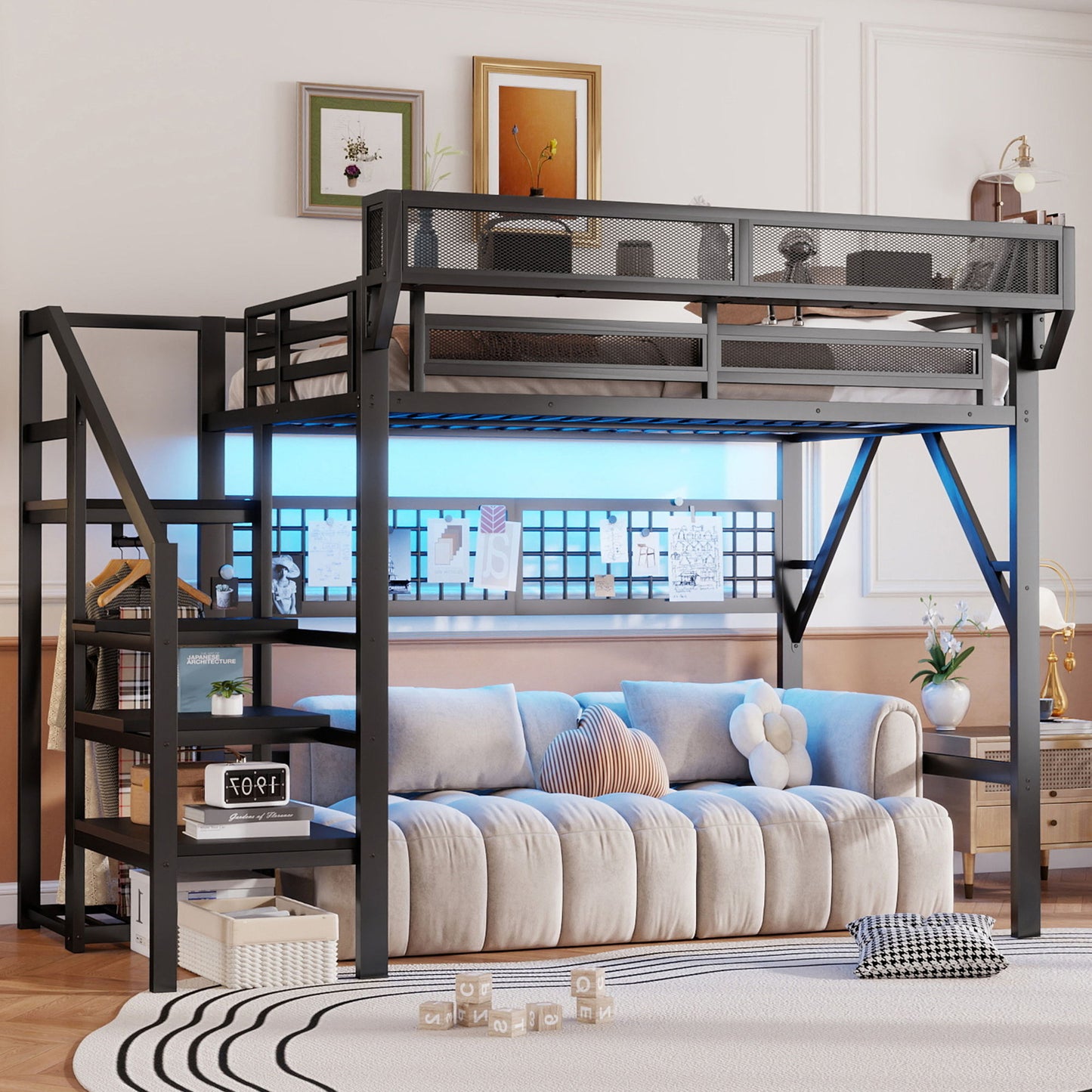 Loft Bed With Stairs And Storage - The Sleep Loft - Online Mattress Showroom NYC