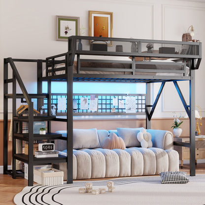 Loft Bed With Stairs And Storage - The Sleep Loft - Online Mattress Showroom NYC
