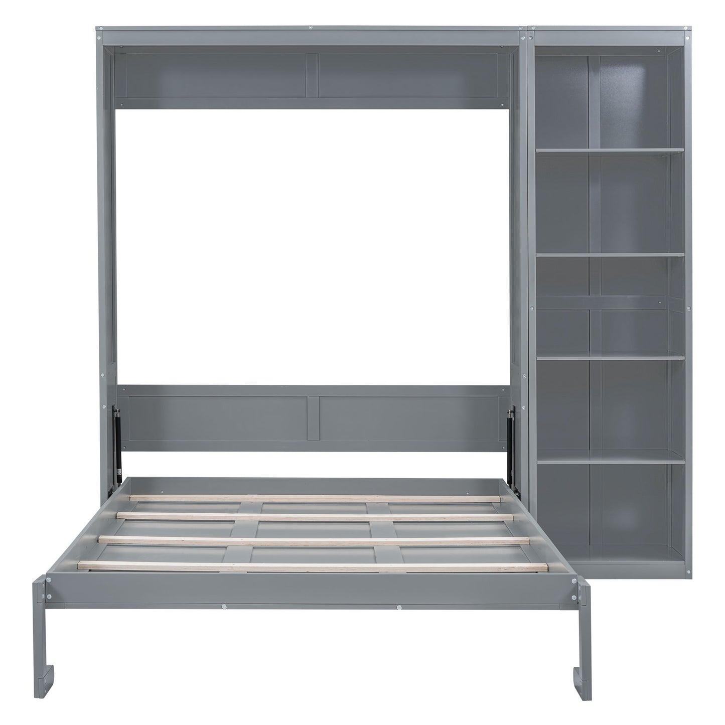 Murphy Wall Bed With Shelves - The Sleep Loft - Online Mattress Showroom NYC