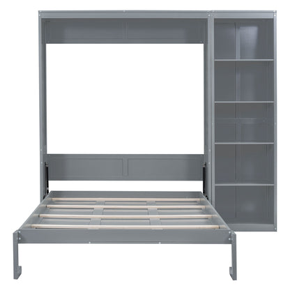 Murphy Wall Bed With Shelves - The Sleep Loft - Online Mattress Showroom NYC