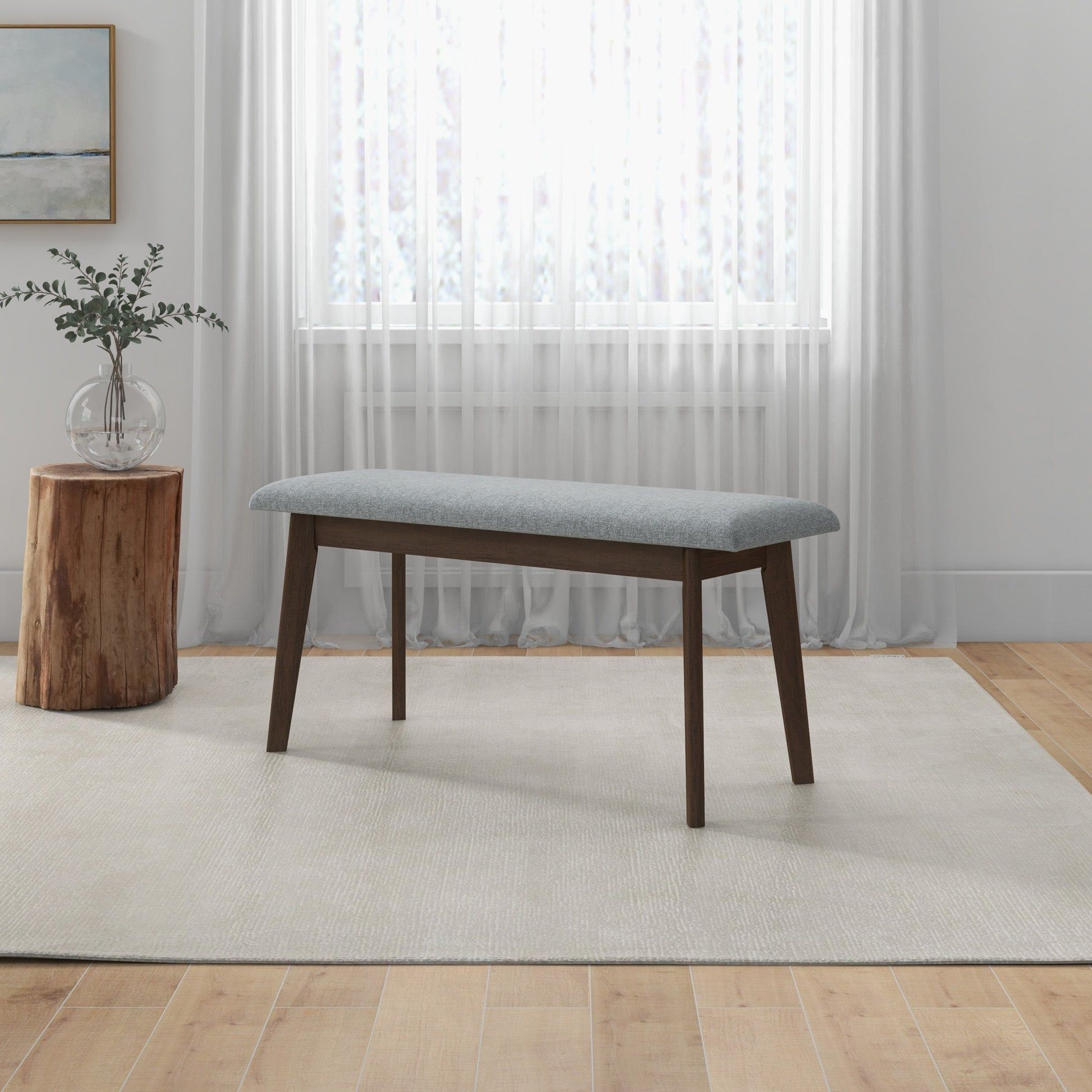 Carlos - Upholstered Bench - The Sleep Loft - Online Mattress Showroom NYC