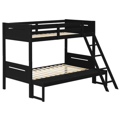 Bunk Bed With Built In Ladder, Safety Guardrails And Angled Access Step - The Sleep Loft - Online Mattress Showroom NYC