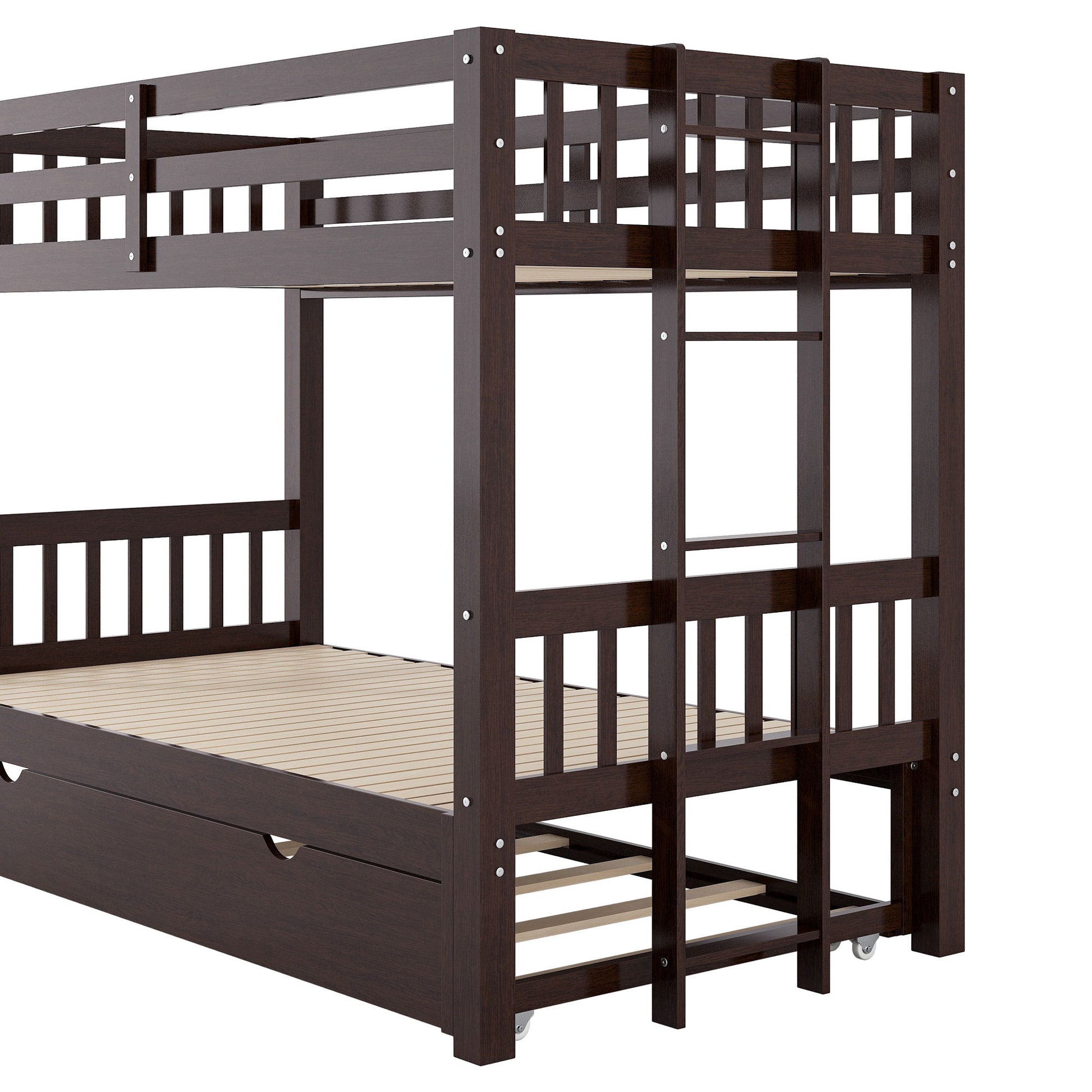 Smooth Mobility Bunk Bed With Trundle - The Sleep Loft - Online Mattress Showroom NYC