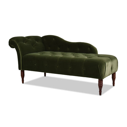 Samuel - Tufted Roll Arm Chaise Lounge - The Sleep Loft - Online Mattress Showroom NYC
