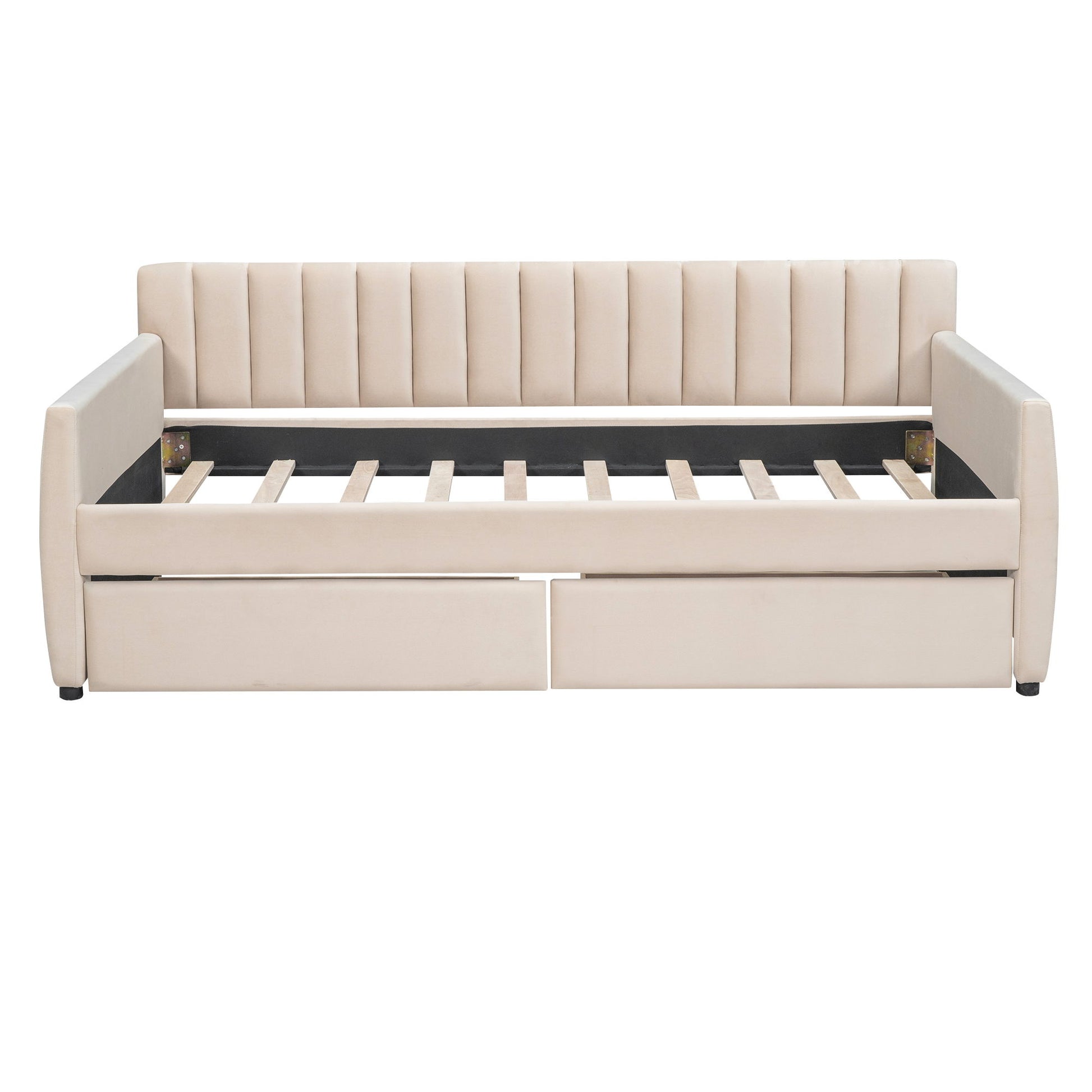 Upholstered Daybed With Slat Support - The Sleep Loft - Online Mattress Showroom NYC