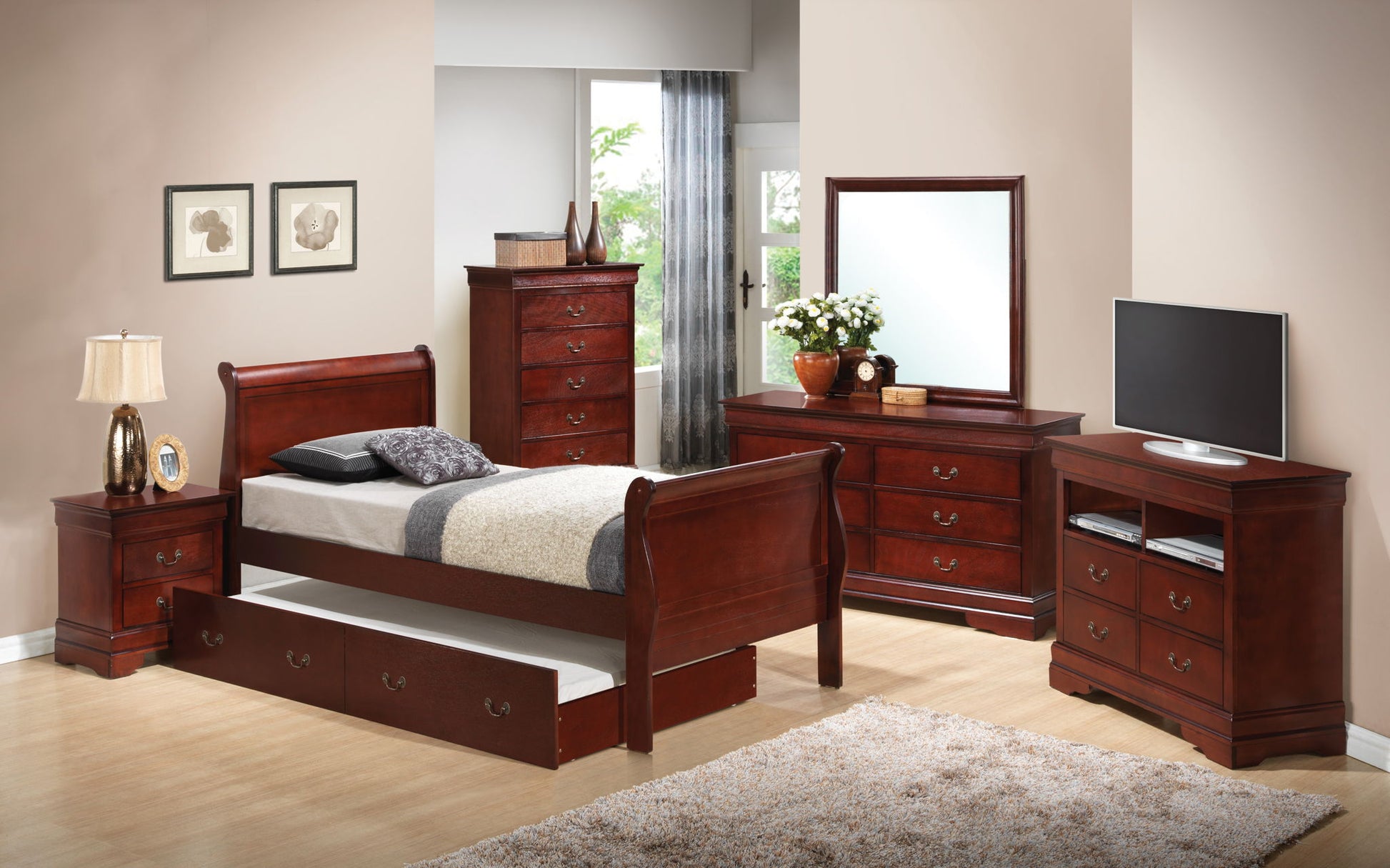 Elegant Trundle Bed With Timeless Charm - The Sleep Loft - Online Mattress Showroom NYC