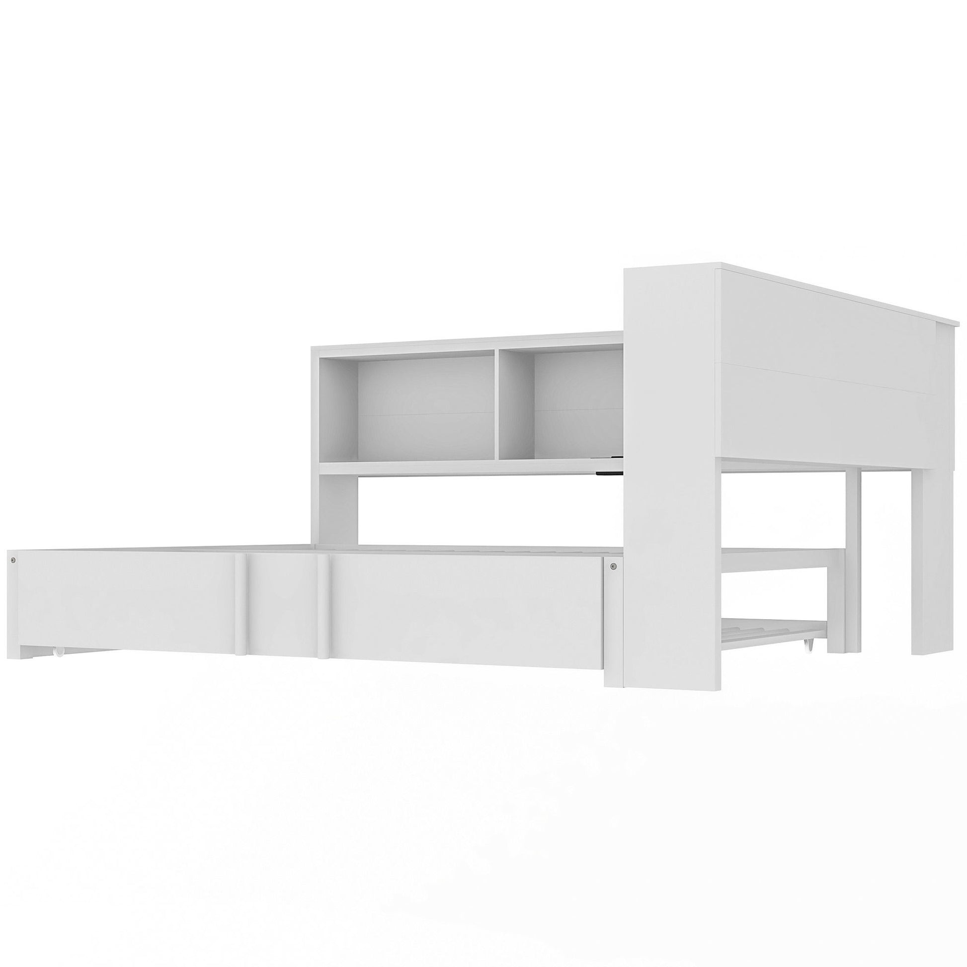 Daybed With Trundle, Storage Cabinets And USB Ports - The Sleep Loft - Online Mattress Showroom NYC