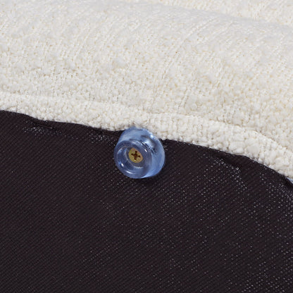 Fuji - Upholstered Oval Storage Bench - The Sleep Loft - Online Mattress Showroom NYC