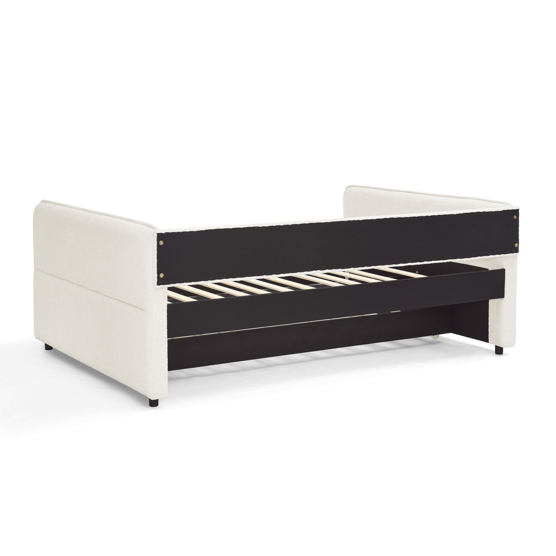 Upholstered Daybed With Pop Up Trundle - The Sleep Loft - Online Mattress Showroom NYC