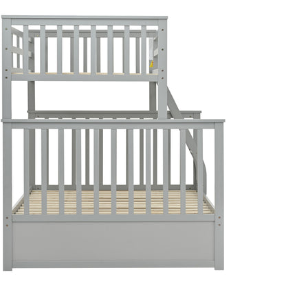 Bunk Bed With Ladder, And Safety Guard Rails - The Sleep Loft - Online Mattress Showroom NYC