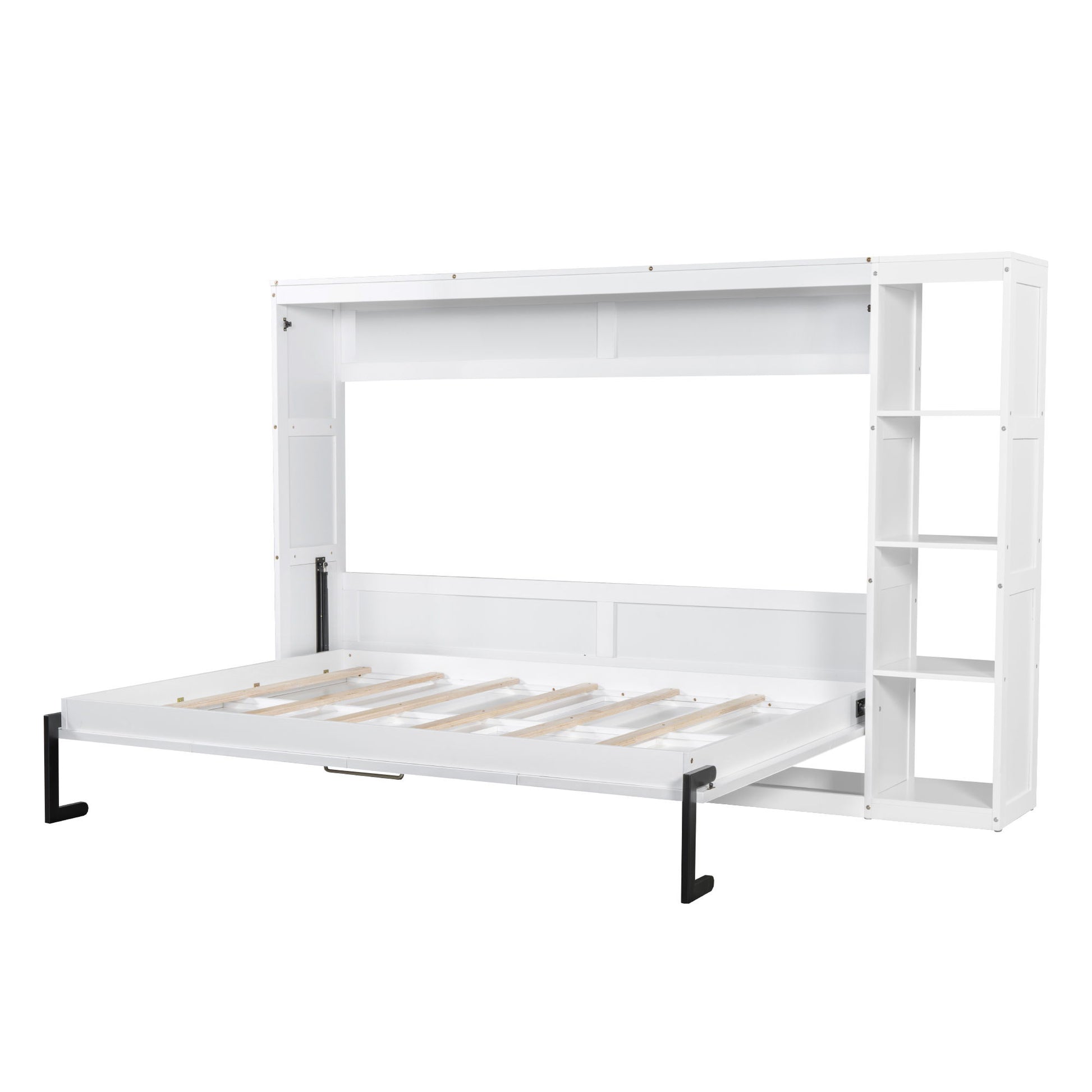 Murphy Bed With Bookshelf And Storage - The Sleep Loft - Online Mattress Showroom NYC