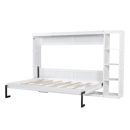 Murphy Bed With Bookshelf And Storage - The Sleep Loft - Online Mattress Showroom NYC