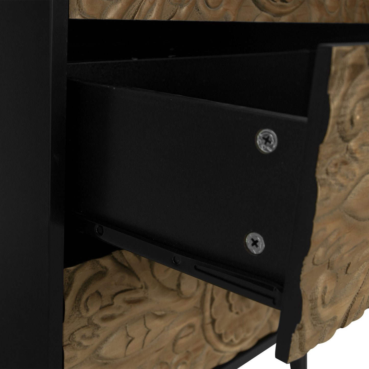 3 Drawer Cabinet, Suitable For Bedroom - Black - The Sleep Loft - Online Mattress Showroom NYC