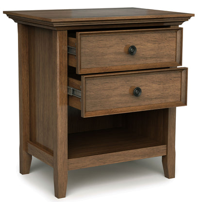 Amherst - Handcrafted Bedside Table - The Sleep Loft - Online Mattress Showroom NYC