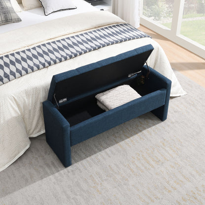 Modern Upholstered Large Bed End Bench With Storage - The Sleep Loft - Online Mattress Showroom NYC