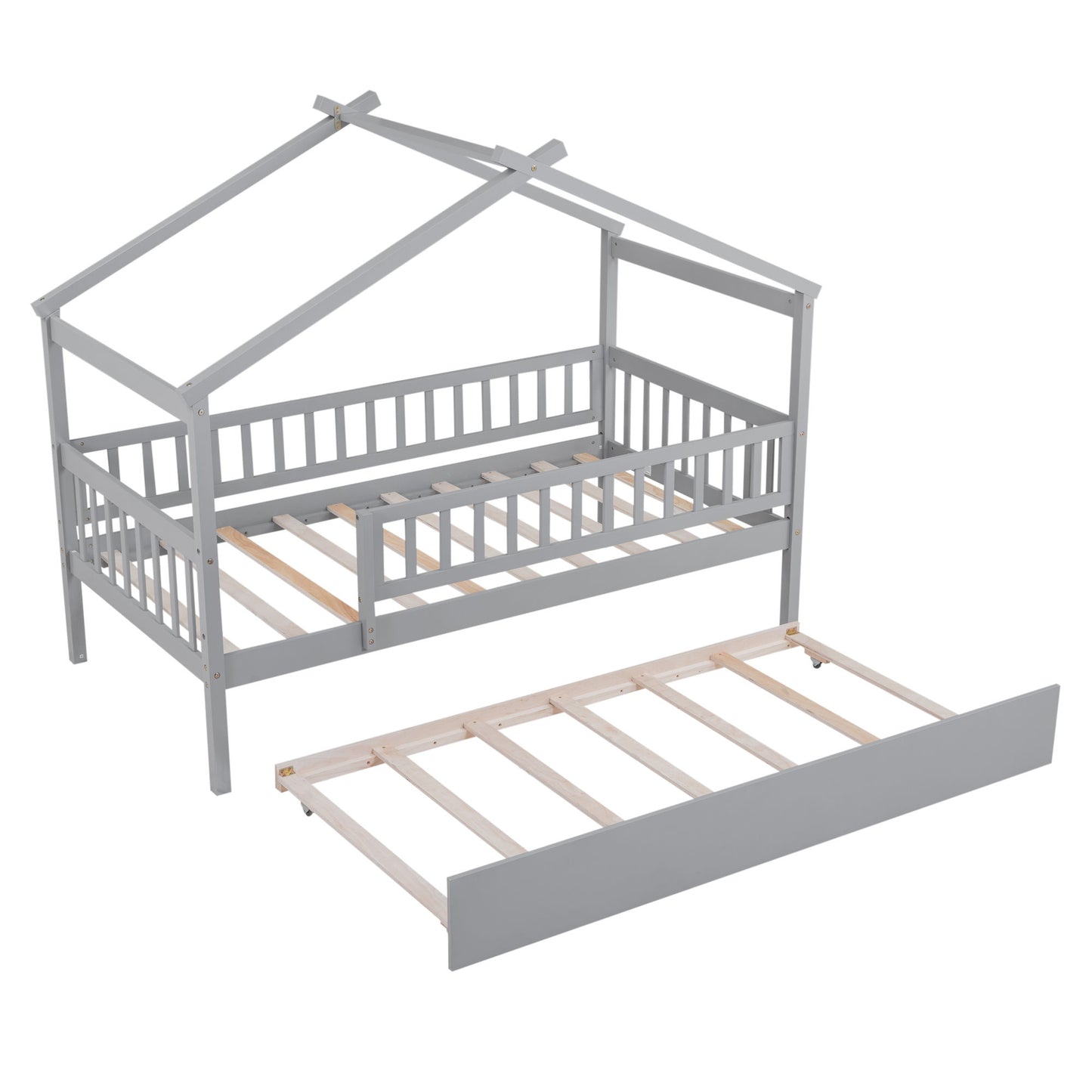 Creativity House Bed With Twin Size Trundle - The Sleep Loft - Online Mattress Showroom NYC