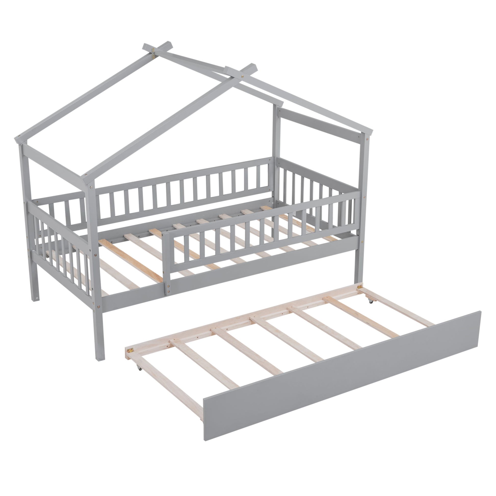 Creativity House Bed With Twin Size Trundle - The Sleep Loft - Online Mattress Showroom NYC