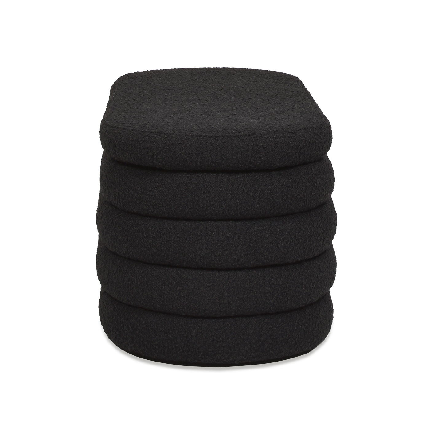 Fuji - Upholstered Oval Storage Bench - The Sleep Loft - Online Mattress Showroom NYC
