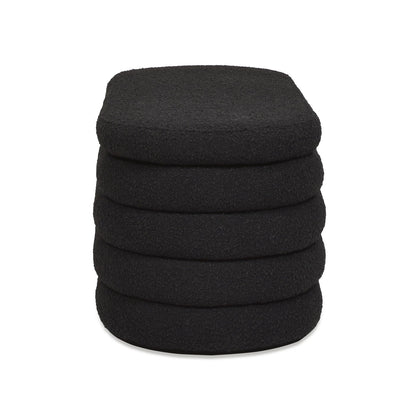 Fuji - Upholstered Oval Storage Bench - The Sleep Loft - Online Mattress Showroom NYC