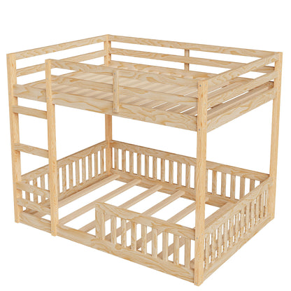 Stylish Bunk Bed With Ladder And Guardrails - The Sleep Loft - Online Mattress Showroom NYC