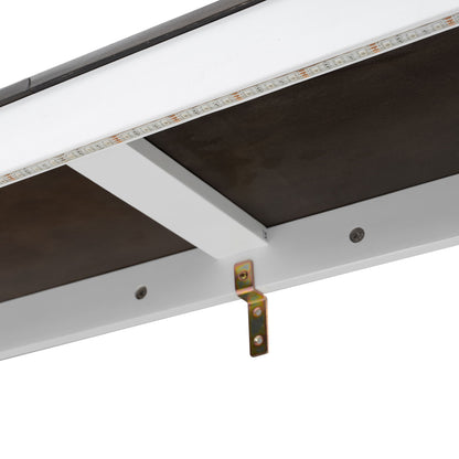 Murphy Bed With LED Light, Foldable Wall Bed Cabinet - The Sleep Loft - Online Mattress Showroom NYC