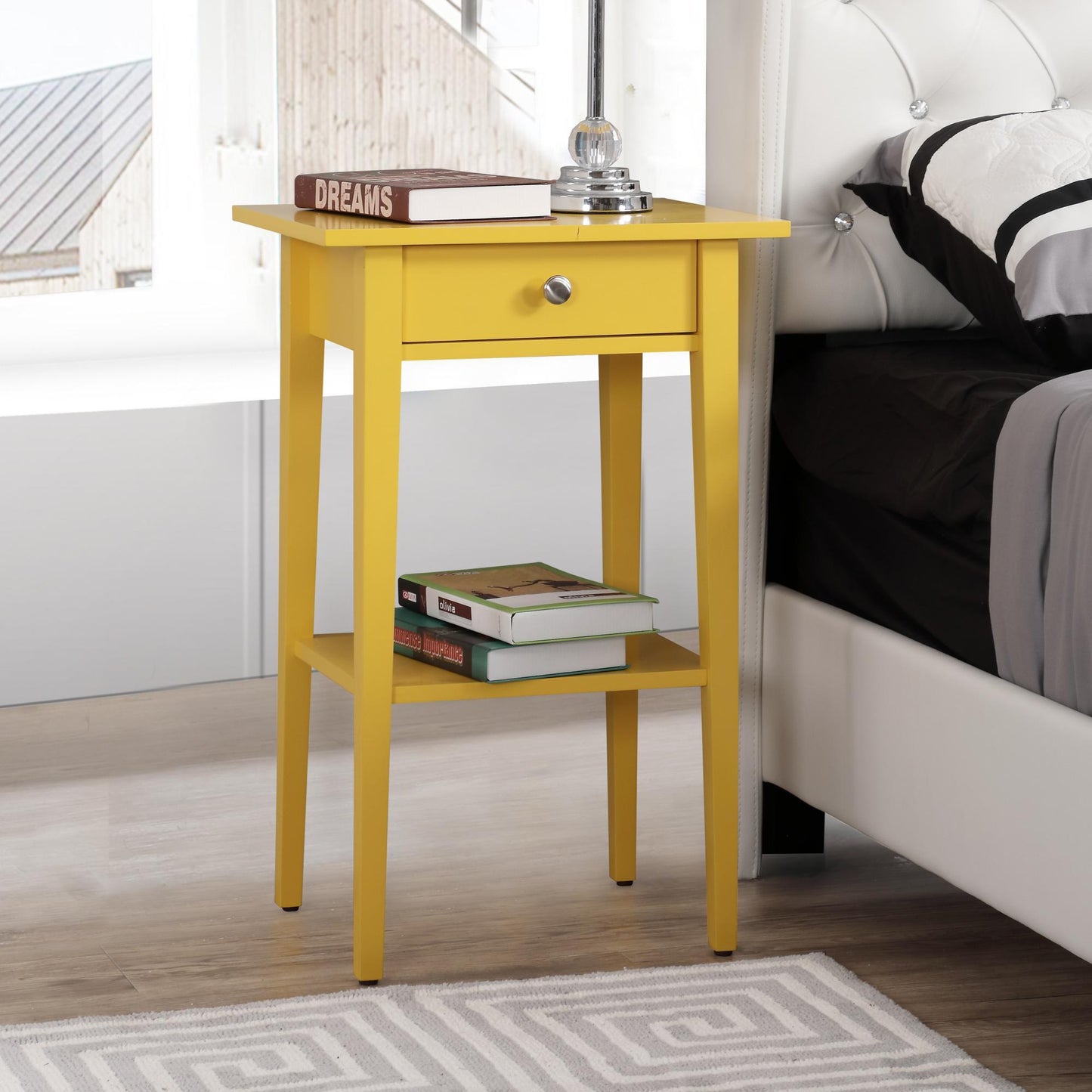 High Quality Wood Nightstand - The Sleep Loft - Online Mattress Showroom NYC