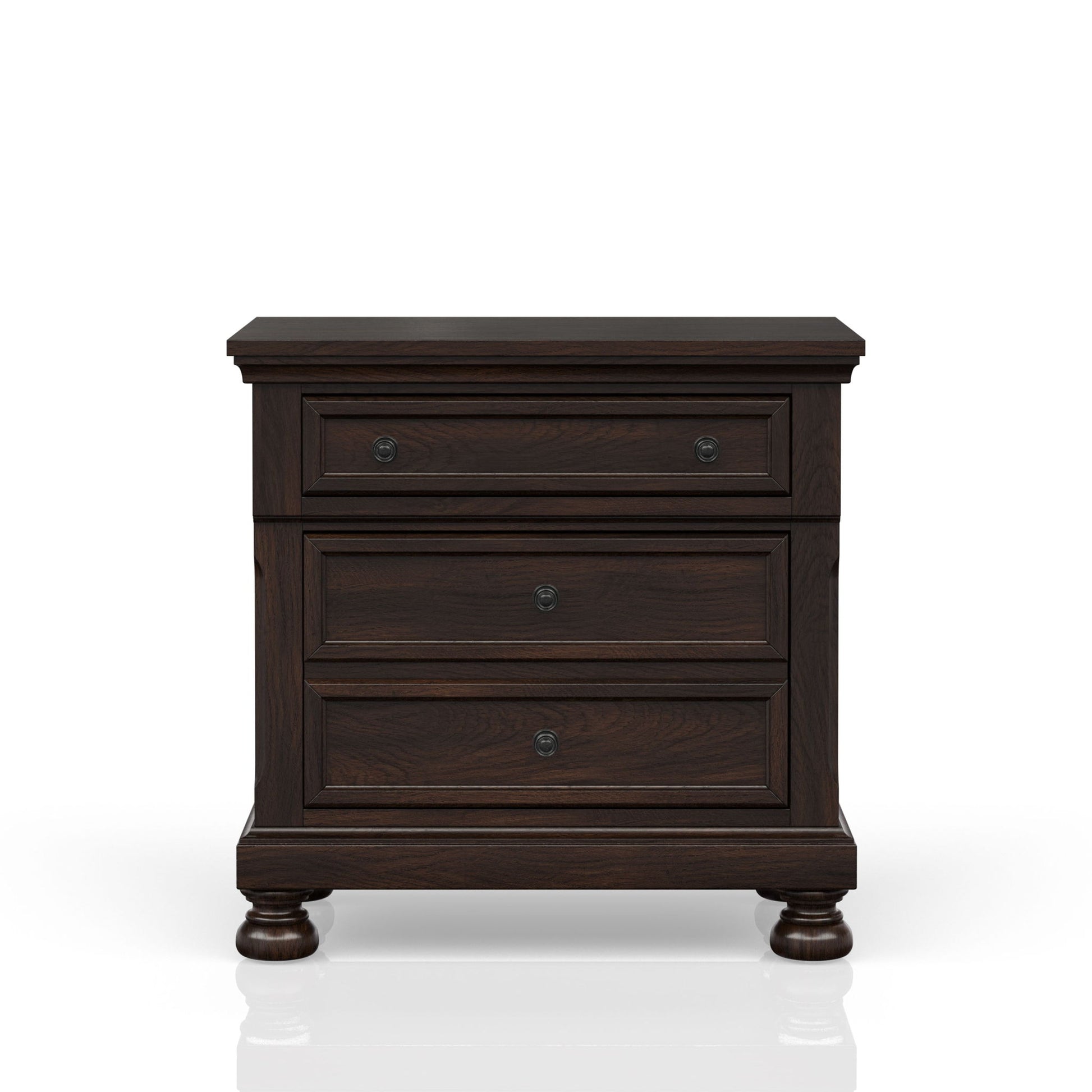 Nightstand Two Storage Drawers - The Sleep Loft - Online Mattress Showroom NYC