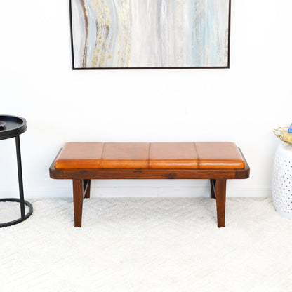 Maddox - Bench - Rustic / Tan - The Sleep Loft - Online Mattress Showroom NYC